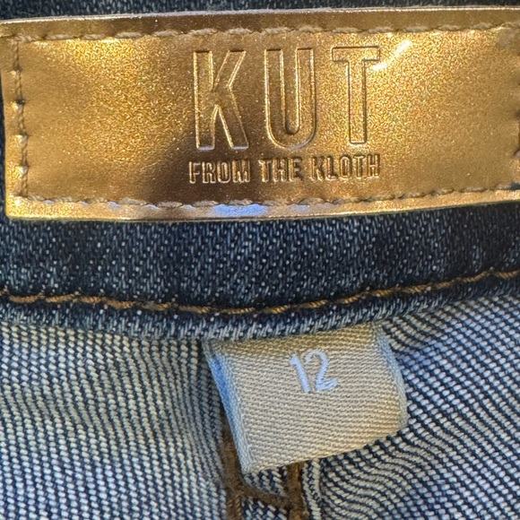 Kut from the Kloth Mid-Wash Cropped Jeans - Picture 3 of 3